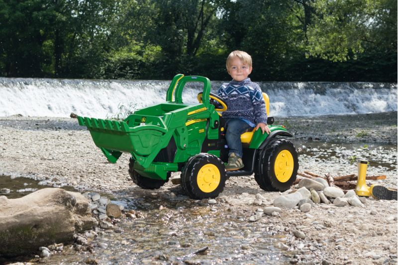 Licencirani PEG PEREGO bager na akumulator John Deere Ground Force Loader – detalj 4